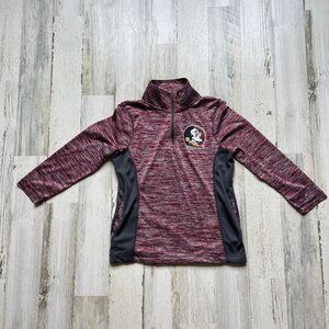 CLEARANCE! NCAA Russell Youth Size Medium Size 8 Florida State Seminoles QTR Zip
